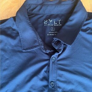 BYLT Basics Men's Deep Blue Polo